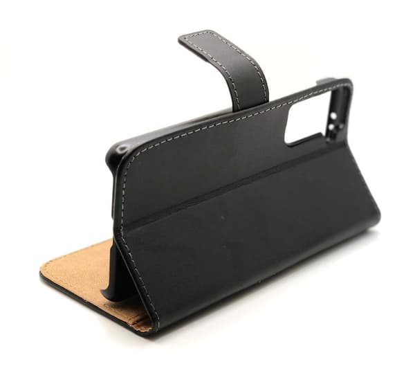 SKALO Samsung S21 Plånboksfodral Äkta Skinn