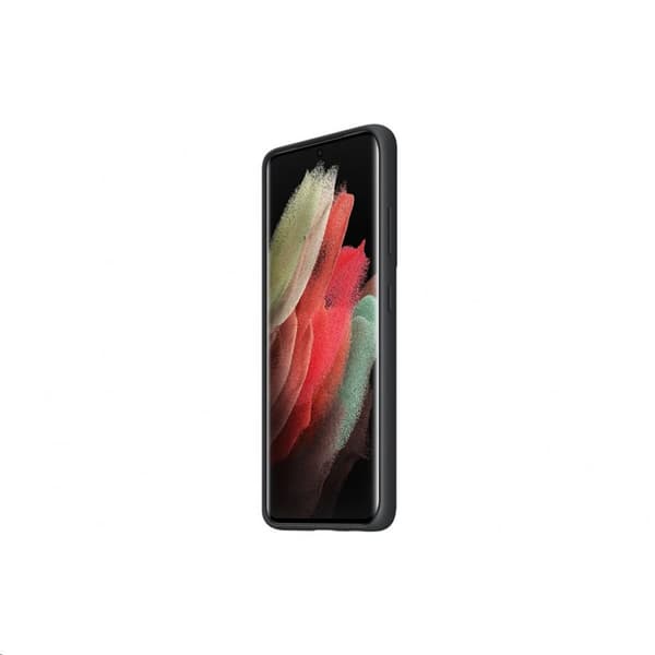 Samsung Original Galaxy S21 Ultra Deksel Silicone Cover Svart