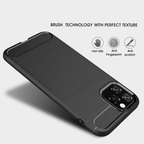 iPhone 12 Pro Anti Shock Carbon Stöttålig Skal