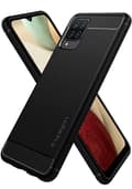 Pikkukuva 2 / 4: Spigen Samsung Galaxy A12 Kuori Rugged Armor Matte Black