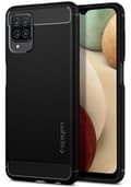 Pikkukuva 1 / 4: Spigen Samsung Galaxy A12 Kuori Rugged Armor Matte Black
