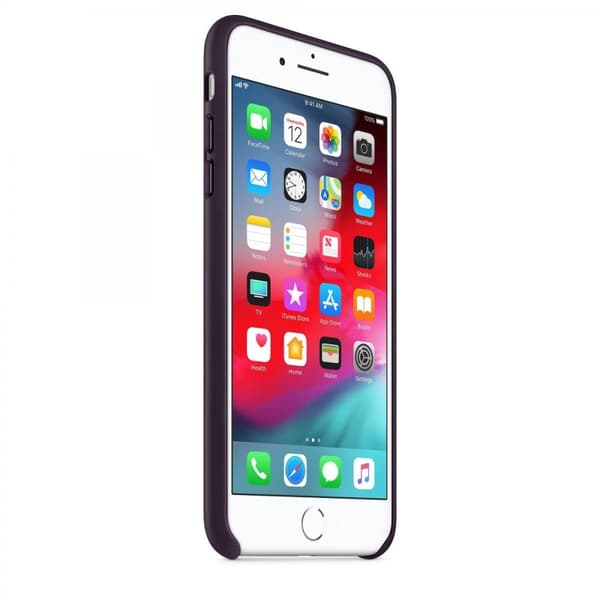 Apple iPhone 8 Plus / 7 Plus Läderskal Original - Dark Aubergine