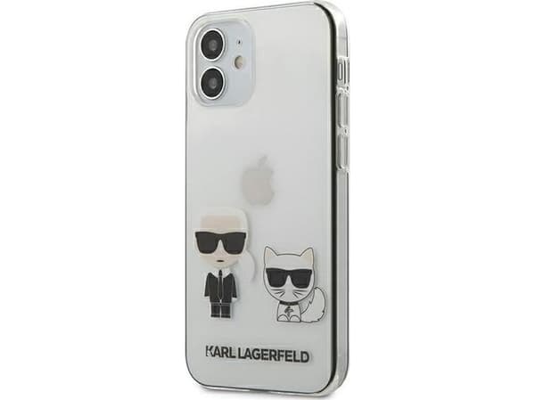 Karl Lagerfeld KLHCP12SCKTR iPhone12 mini 5.4" hardcase Transparent Karl & Choupette