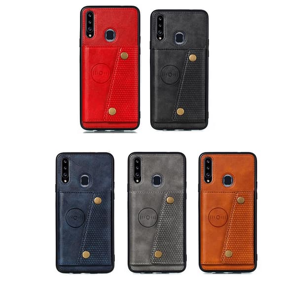Stilsäkert Skal med Kortfack - Samsung Galaxy A20S