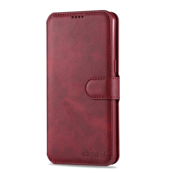 Smidigt Stilrent Plånboksfodral - Samsung Galaxy A20S Röd Röd