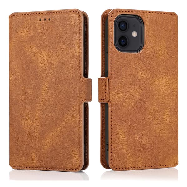 Exklusivt Smidigt Plånboksfodral FLOVEME - iPhone 12 Mini