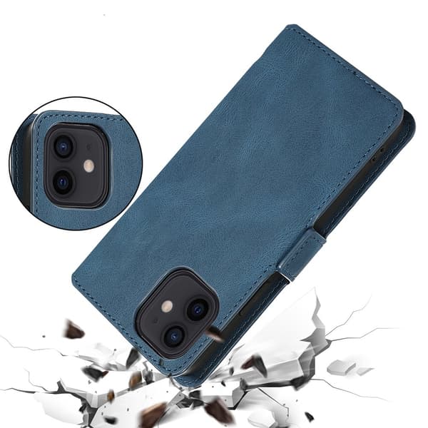 Exklusivt Smidigt Plånboksfodral FLOVEME - iPhone 12 Mini