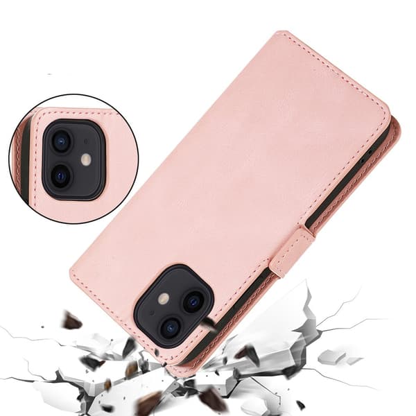 Exklusivt Smidigt Plånboksfodral FLOVEME - iPhone 12 Mini