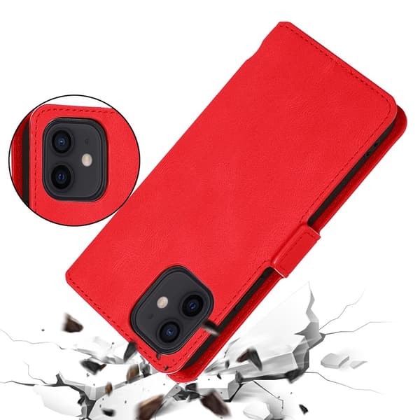 iPhone 12 Mini - Effektfullt Smart Plånboksfodral (FLOVEME)