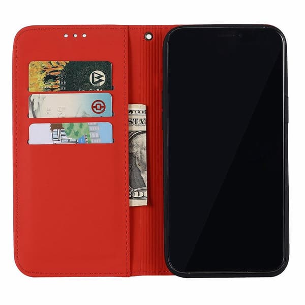 iPhone 12 Mini - Genomtänkt Praktiskt Plånboksfodral FLOVEME
