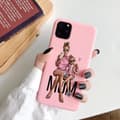 Miniatyrbillede 1 af 2: iPhone 12 & 12 Pro case mor datter lyserød sød sjov