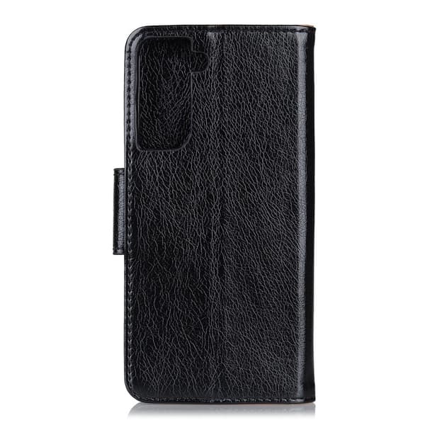 Samsung Galaxy S21+ (Plus) Lommebok-deksel Teksturert Split - Svart