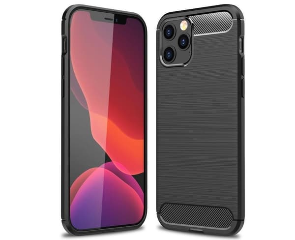 iPhone 12 Pro Max Anti Shock Carbon Stöttålig Skal