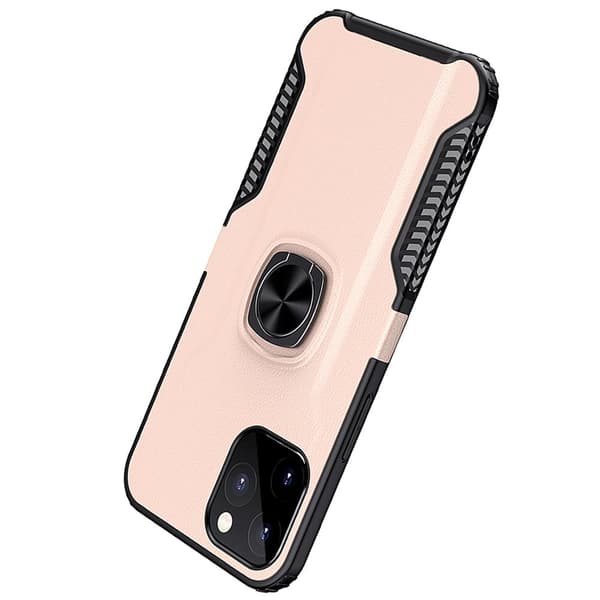 Skal med Ringhållare - iPhone 12 Pro Roséguld Roséguld