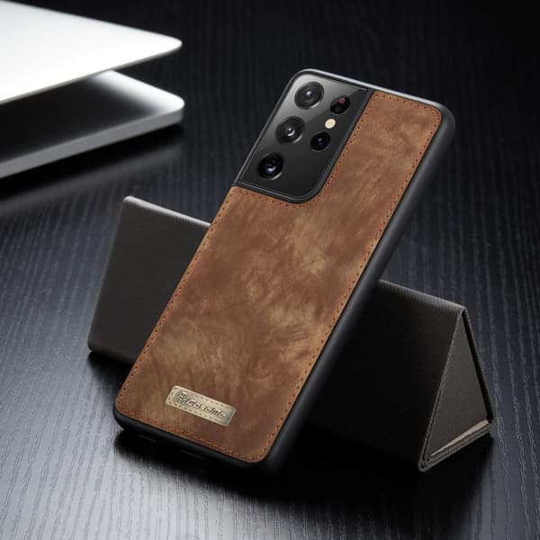 Samsung Galaxy S21 Ultra CASEME 2-in-1 Detachable - Brown