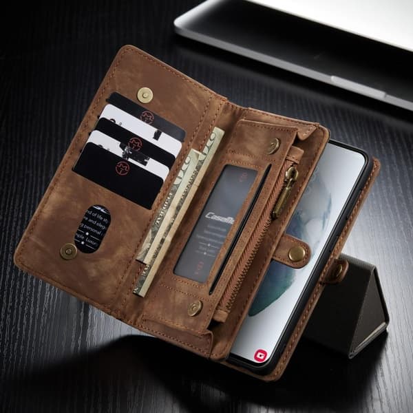 Samsung Galaxy S21 Ultra CASEME 2-in-1 Detachable - Brown