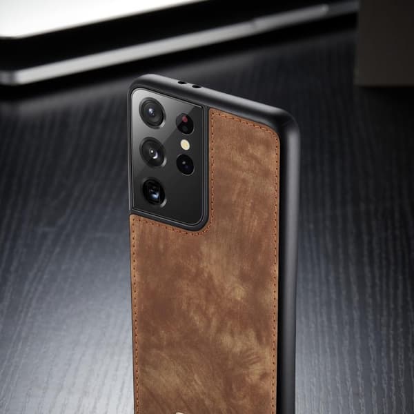 Samsung Galaxy S21 Ultra CASEME 2-in-1 Detachable - Brown