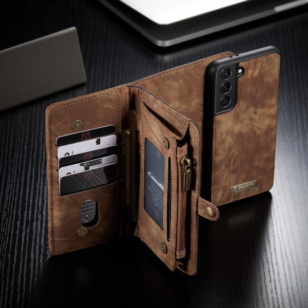 Samsung Galaxy S21+ (Plus) CASEME 2-in-1 Detachable - Brown