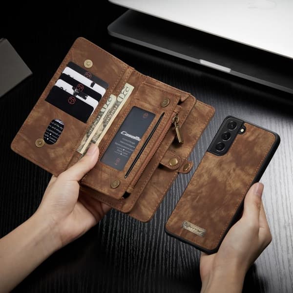 Samsung Galaxy S21+ (Plus) CASEME 2-in-1 Detachable - Brown