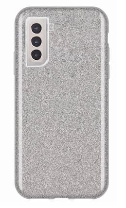 Samsung Galaxy S21 Skal - Glitter Silver