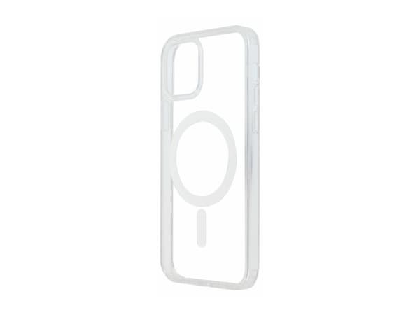 eSTUFF Crystal Cover - Baksidedeksel for mobiltelefon - MagSafe-samsvar - akryl - gjennomsiktig - for Apple iPhone 12, 12 Pro