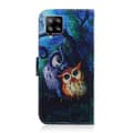 Pikkukuva 4 / 4: Lompakkokotelo Samsung Galaxy A12 - Pöllöt Kuunvalossa