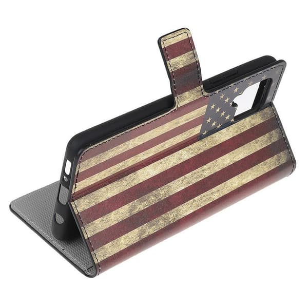 Plånboksfodral Samsung Galaxy A42 - Flagga USA