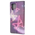 Pikkukuva 4 / 6: Lompakkokotelo Samsung Galaxy A12 - Liila / Perhoset