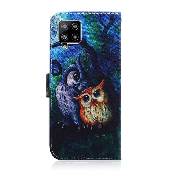 Plånboksfodral Samsung Galaxy A42 - Ugglor I Månsken