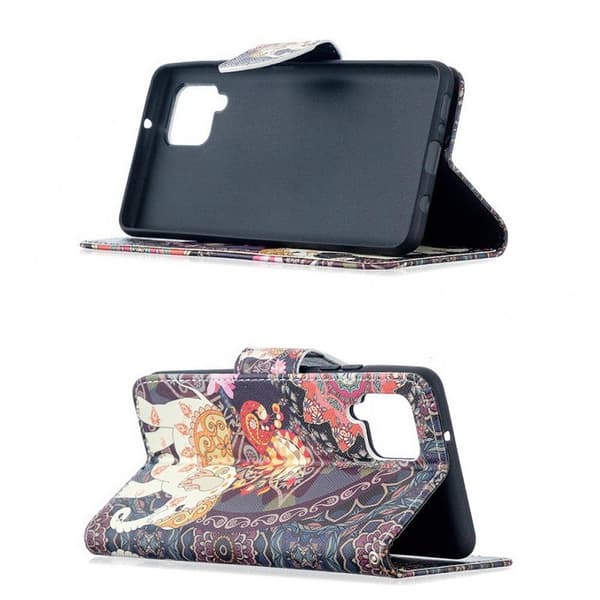 Plånboksfodral Samsung Galaxy A42 - Indiskt / Elefant