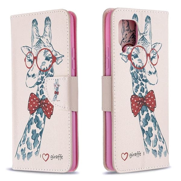 Plånboksfodral Samsung Galaxy A42 - Giraff