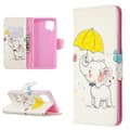 Miniatyrbild 1 av 4: Plånboksfodral Samsung Galaxy A12 - Elefant med Paraply