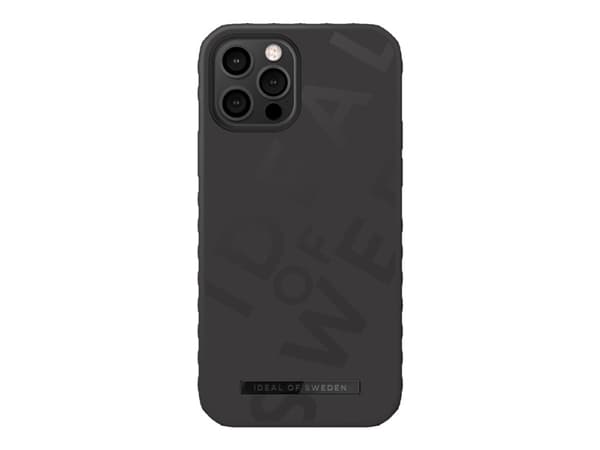 IDEAL OF SWEDEN - Baksidesskydd för mobiltelefon - termoplastisk polyuretan (TPU) - dynamiskt svart - vår/sommar 21 - för Apple iPhone 12, 12 Pro