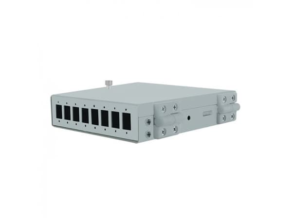 Qoltec - Fiberoptisk distributionsbox - 8 portar