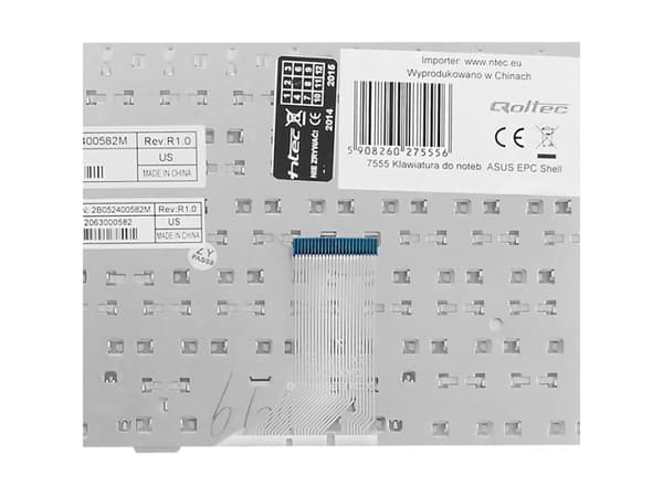 Qoltec 7555.AS-E-S1008HAW, Tangentbord, Asus EPC Shell 1005HA Asus EPC Shell 1008HA Asus EPC Shell 1001HA Asus EPC Shell 1001HA Asus EPC...