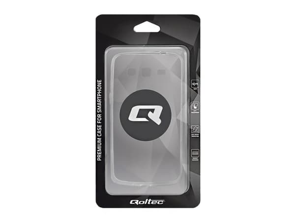 Qoltec 51251, Suojus, Samsung, Galaxy S4 i9500, 12,7 cm (5"), Läpinäkyvä
