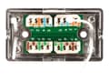 Miniatyrbilde 2 av 5: Netrack - Nettverkkopler - 8-pin IDC til 8-pin IDC - FTP - CAT 5e - sølv