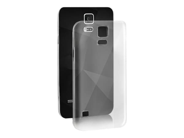 Qoltec - Baksidesskydd för mobiltelefon - silikon - klar - för Samsung Galaxy Note 8.0