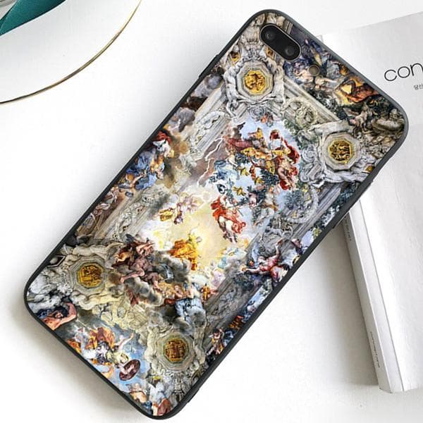 iPhone 12 täytyy olla antiikkikuvioinen öljymaalaus