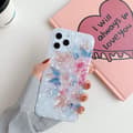 Miniatyrbillede 2 af 6: iPhone 12 & 12 Pro case kunstig perlemor solsikkeblomster