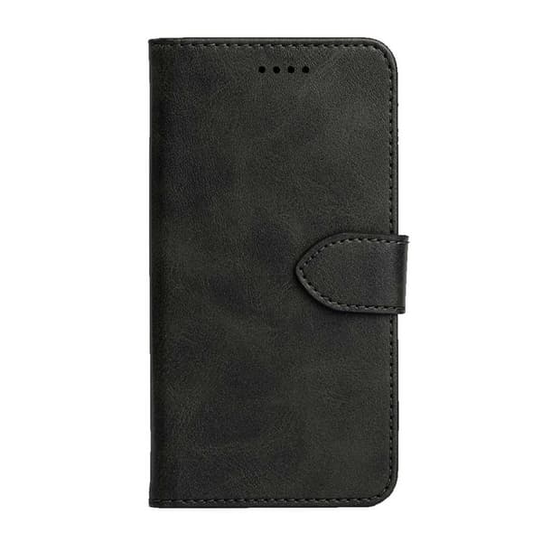 OnePlus 8 Plånboksfodral Läder Skinn Fodral Svart