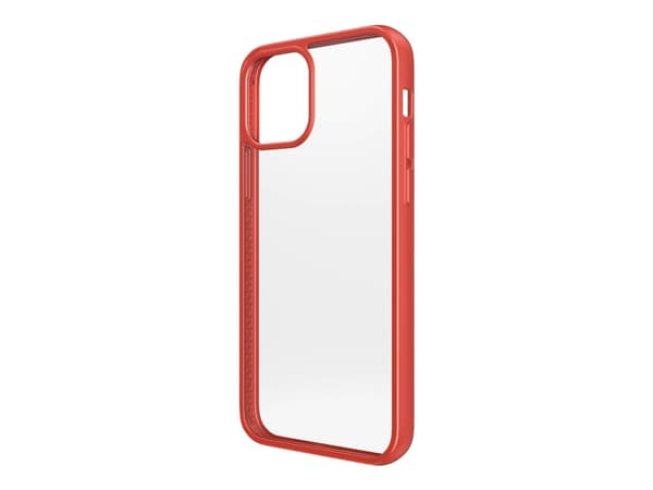 PanzerGlass ClearCaseColor - Limited Edition - baksidedeksel for mobiltelefon - herdet glass, termoplast-polyuretan (TPU) - mandarin red - for Apple