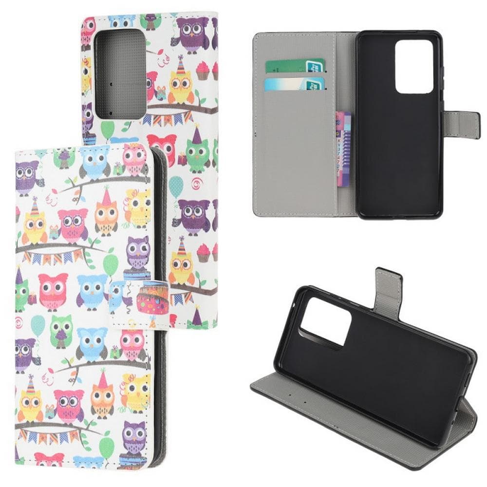 Plånboksfodral Samsung Galaxy S21 Ultra - Ugglor På Kalas