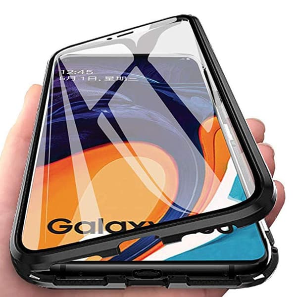Stilsäkert Dubbelt Magnetiskt Skal - Samsung Galaxy A20E