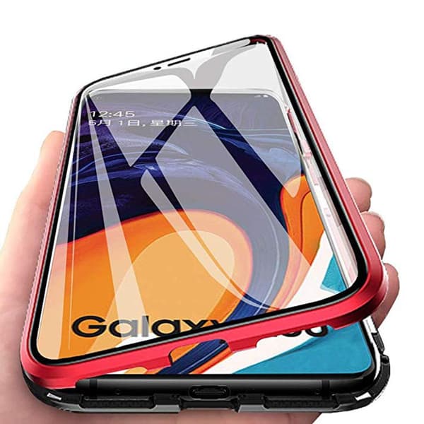 Stilsäkert Dubbelt Magnetiskt Skal - Samsung Galaxy A20E