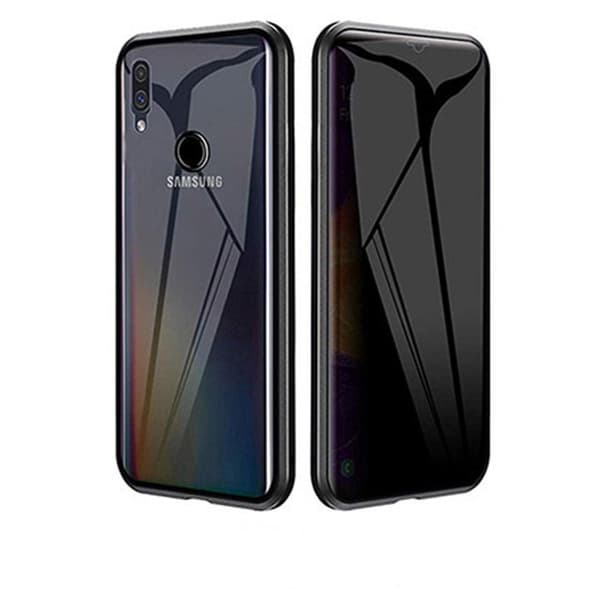 Samsung Galaxy A20E - Stilrent Skyddande Dubbelt Magnetiskt Skal