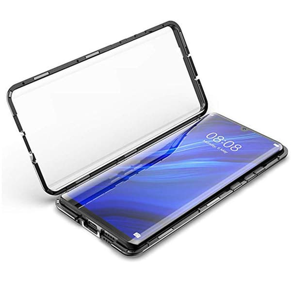 Samsung Galaxy A20E - Stilrent Skyddande Dubbelt Magnetiskt Skal