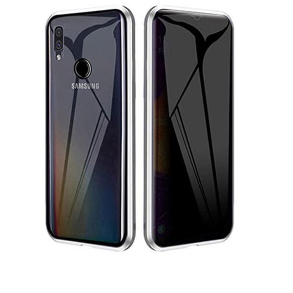 Samsung Galaxy A20E - Stilrent Skyddande Dubbelt Magnetiskt Skal