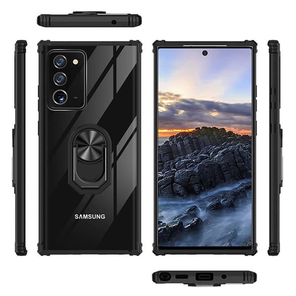 Samsung Galaxy Note 20 - Praktiskt Skyddsskal med Ringhållare