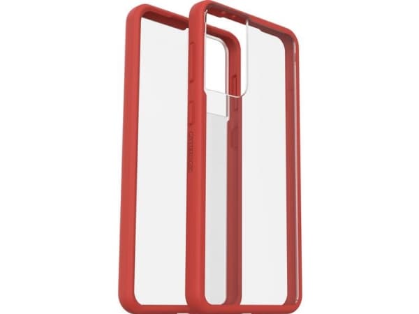OtterBox React Series - Baksidedeksel for mobiltelefon - kraftrød - for Samsung Galaxy S21+ 5G